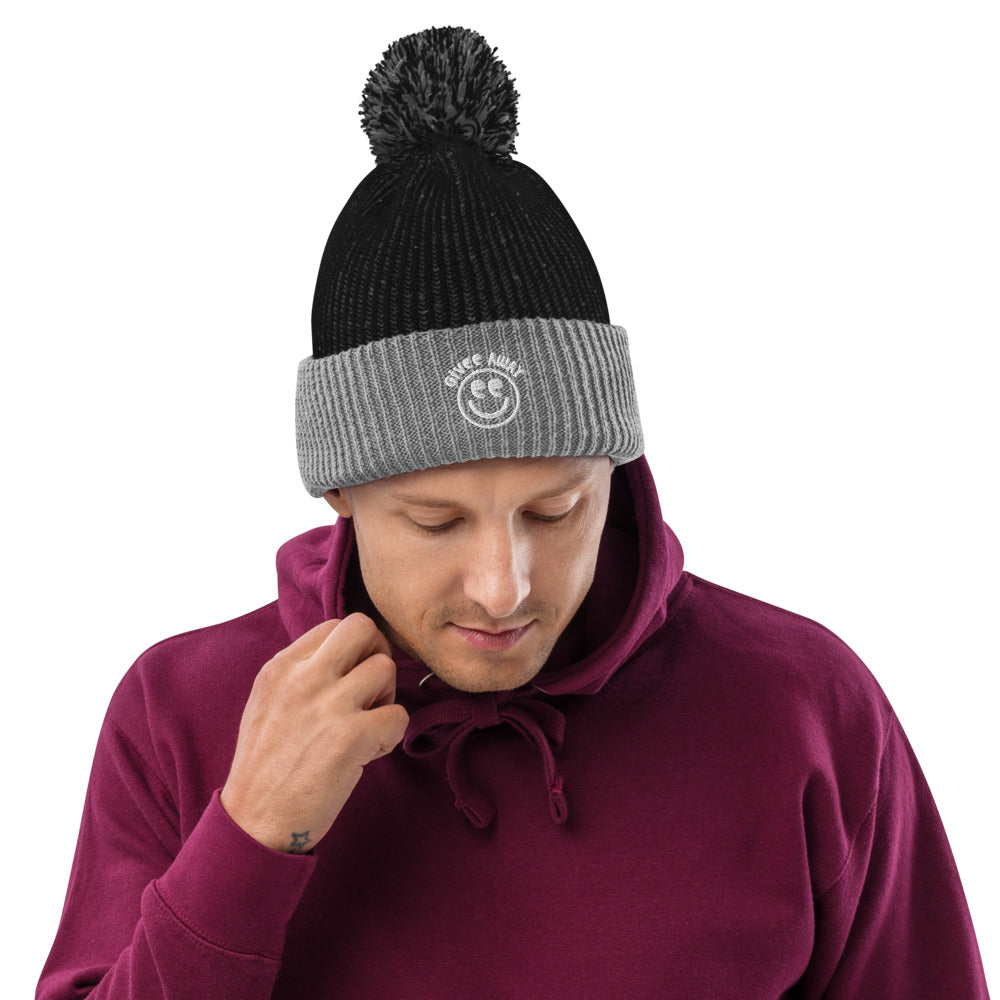 Givee Away Pom-Pom Beanie