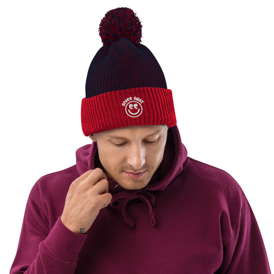 Givee Away Pom-Pom Beanie