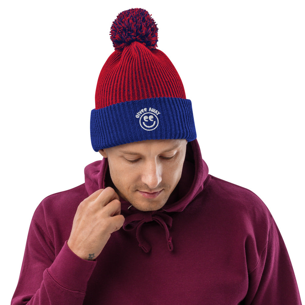 Givee Away Pom-Pom Beanie